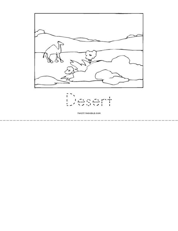 My Landforms Book Mini Book - Sheet 3