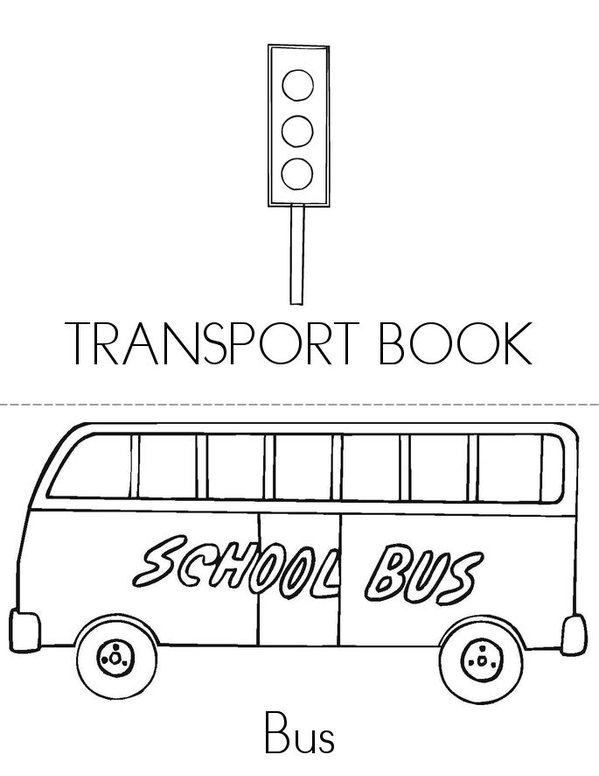 transport Mini Book - Sheet 1