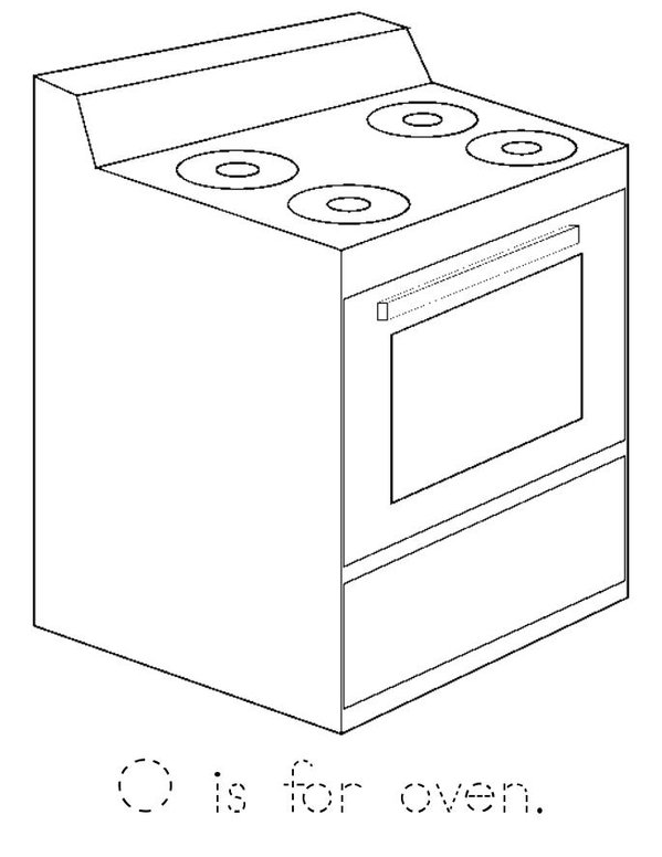 O is for... Mini Book - Sheet 1
