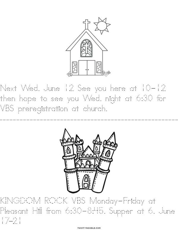 Hay Day Backyard Bible Club Mini Book - Sheet 2