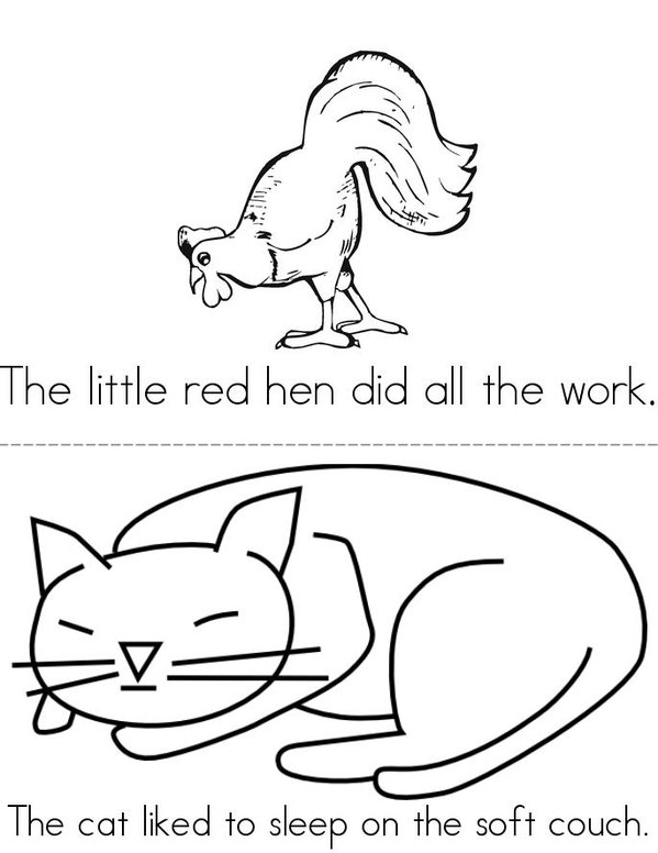the little red hen cat