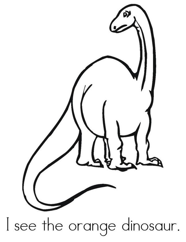 I See A Dinosaur Mini Book - Sheet 5