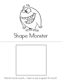 Shape Monster Book