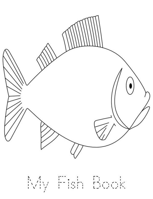 My Fish Mini Book - Sheet 1