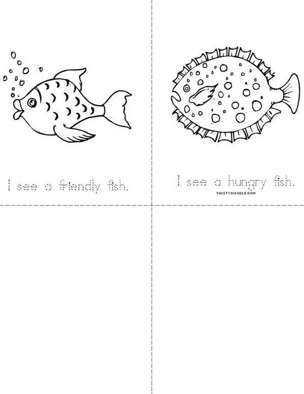 My Fish Mini Book - Sheet 2