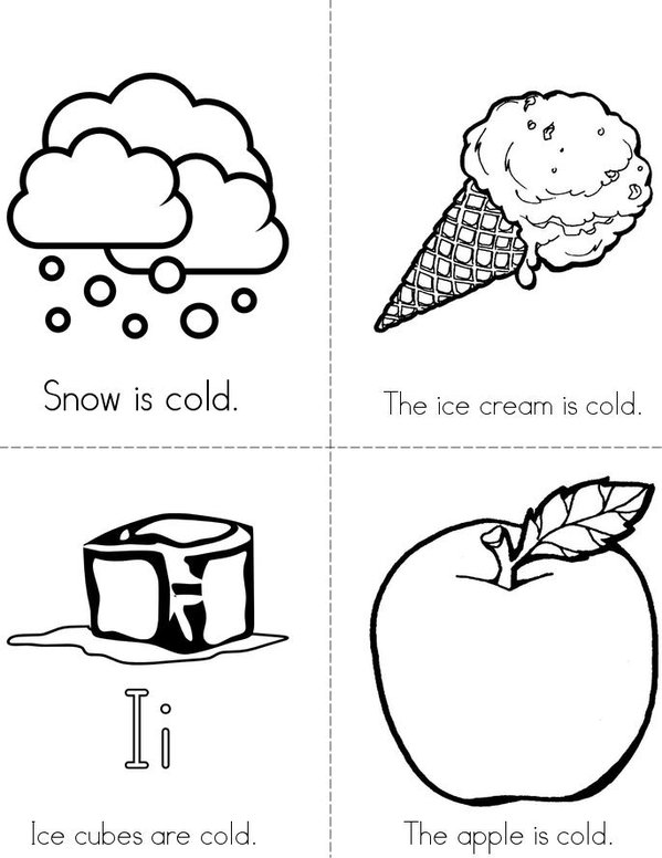 Cold Mini Book - Sheet 1