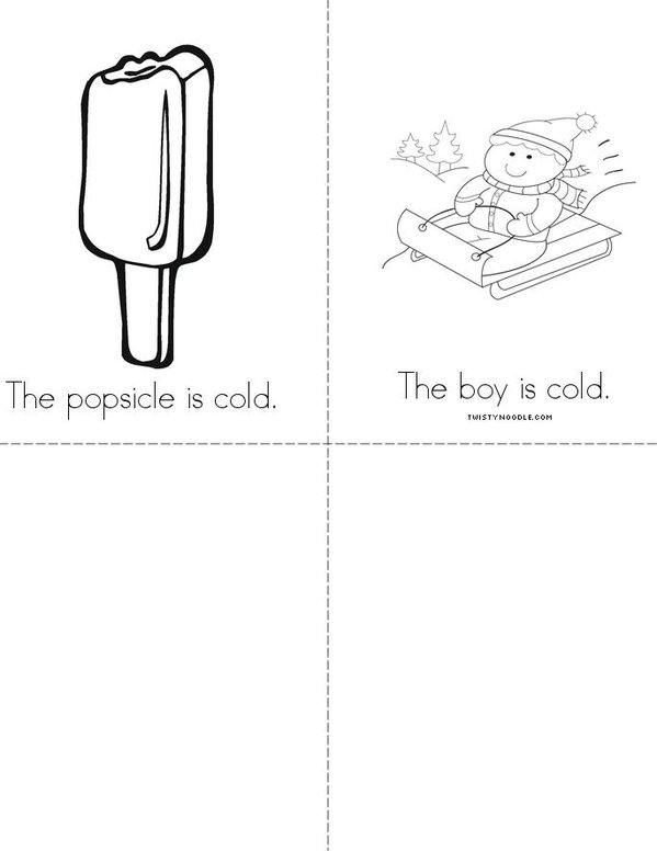Cold Mini Book - Sheet 3