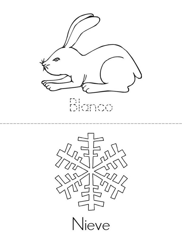 Blanco Mini Book - Sheet 1