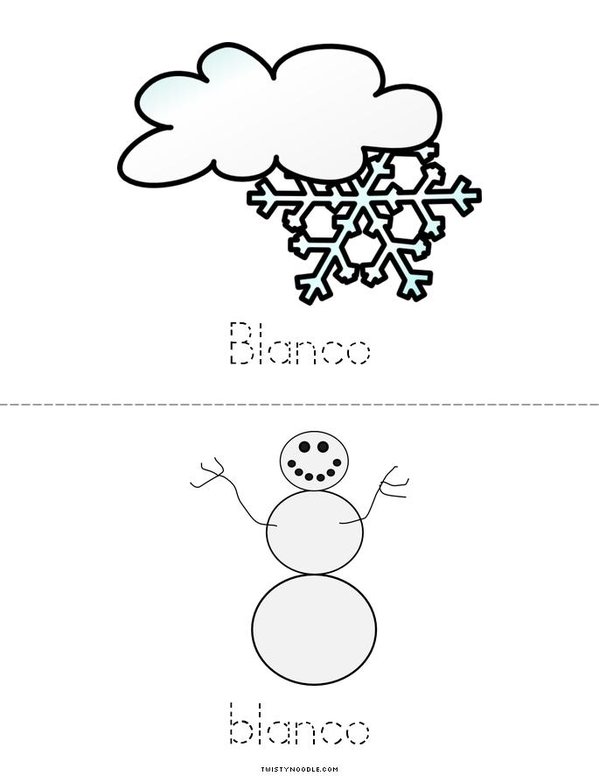 Blanco Mini Book - Sheet 2