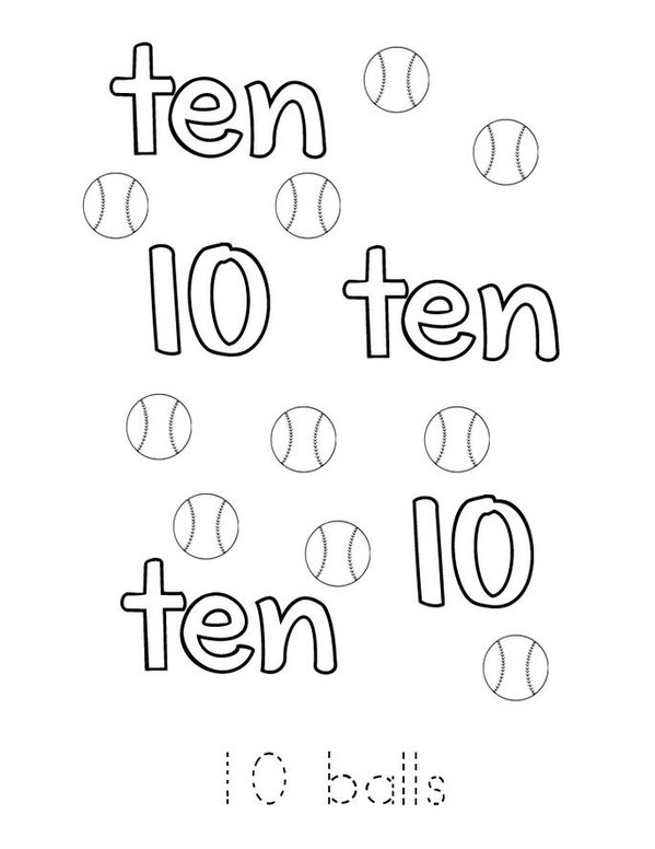 My book of 100 things! Mini Book - Sheet 9