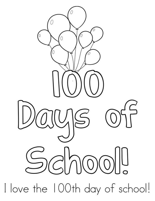 100th Day of Kindergarten Mini Book - Sheet 15