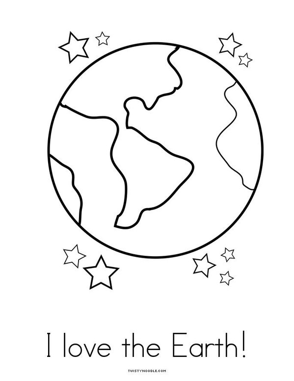 I Love the Earth Mini Book - Sheet 6