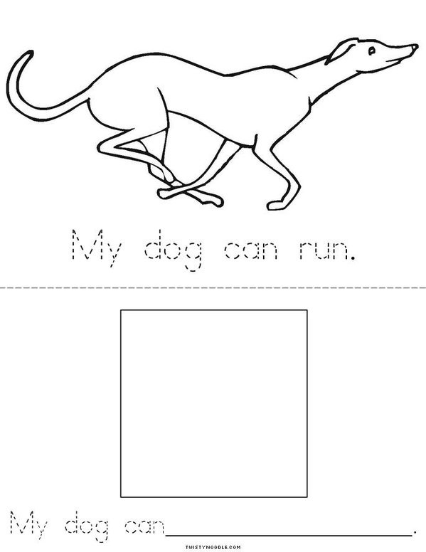 My Dog Can... Mini Book - Sheet 2