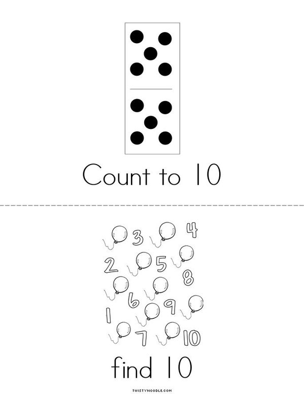 My 10 Book Mini Book - Sheet 2