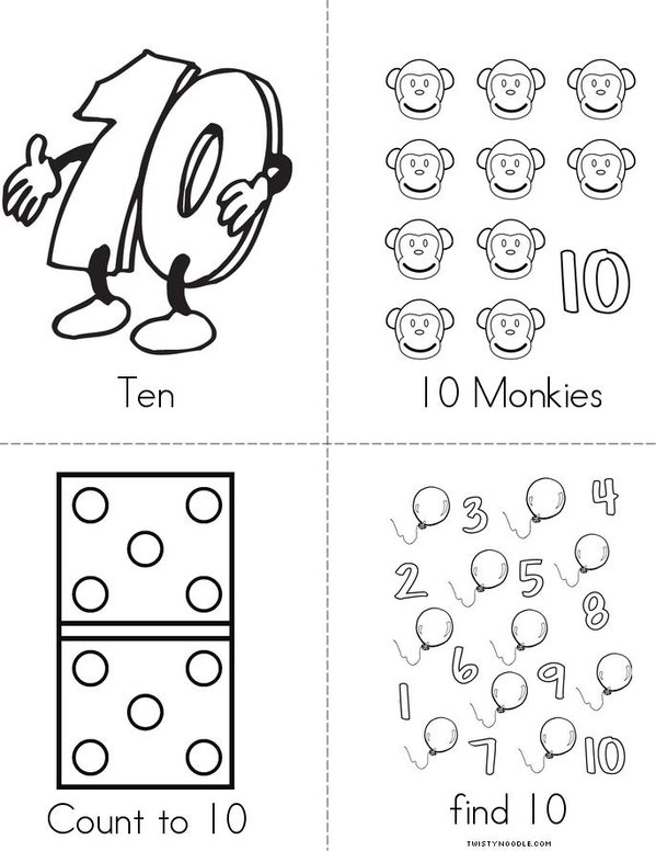 My 10 Book Mini Book