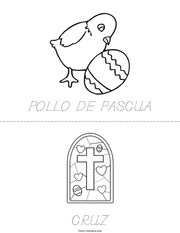 Me libro de pascua Mini Book - Sheet 2