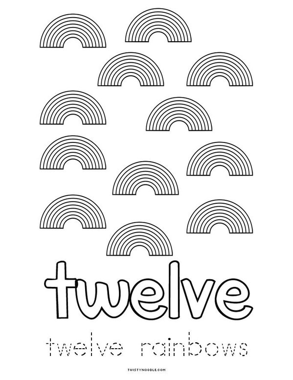 Twelve Mini Book - Sheet 4