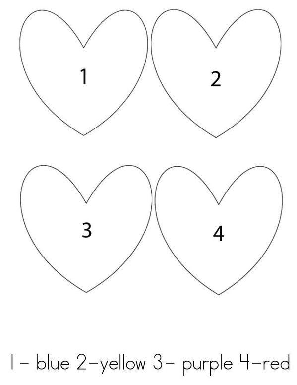 Hearts! Mini Book - Sheet 5