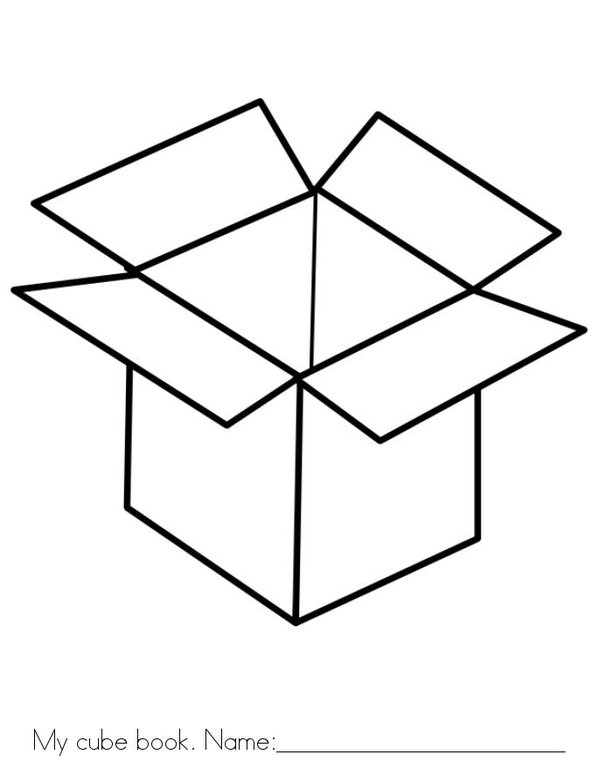 Cube Mini Book - Sheet 1