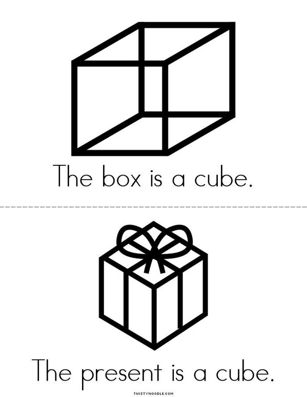 Cube Mini Book - Sheet 2