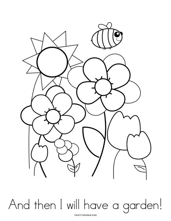 I Will Plant A Flower Mini Book - Sheet 7