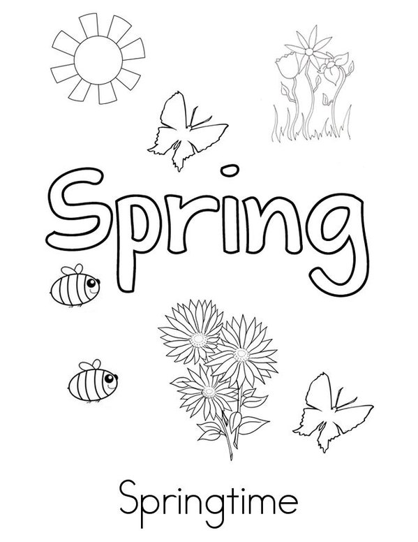 Spring Time Mini Book - Sheet 4