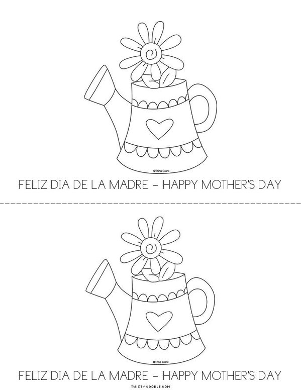 FELIZ DIA DE LA MADRE Mini Book