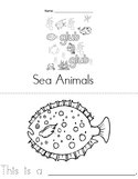 Sea Animals  Book