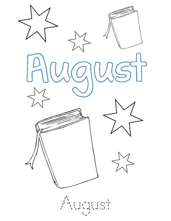 August Mini Book - Sheet 3