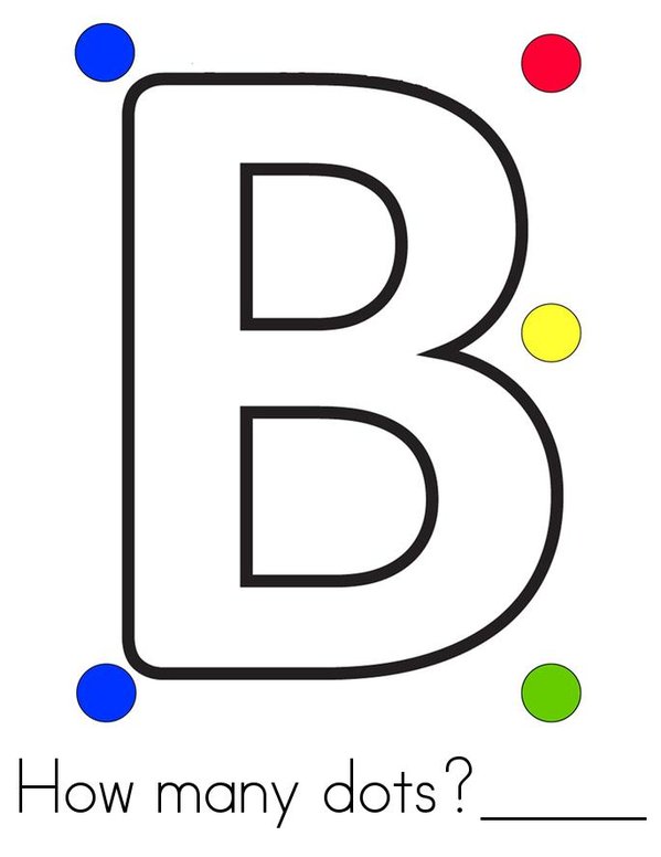B is beautiful! Mini Book - Sheet 3