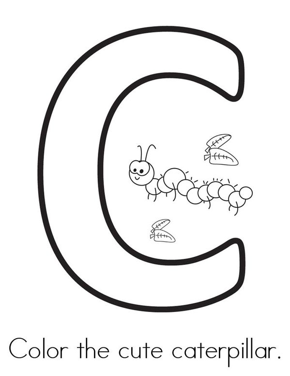 C is Cute! Mini Book - Sheet 2