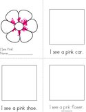 Draw pictures in the boxes Pink Reader Book
