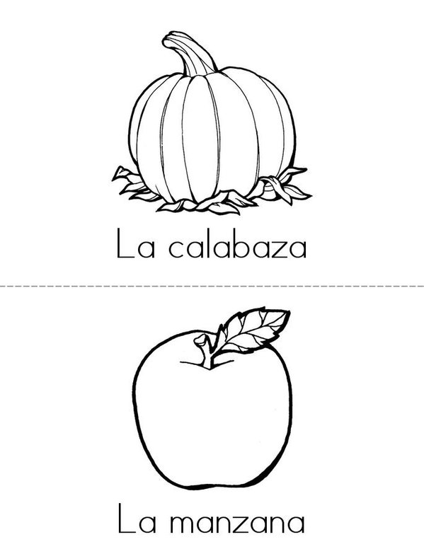 Spanish Flashcards Fall 2016 Mini Book - Sheet 1