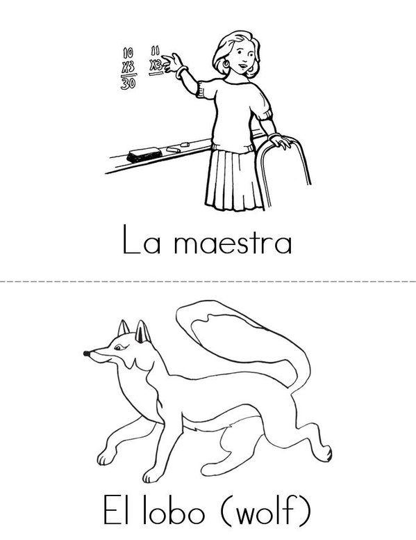 Spanish Flashcards Fall 2016 Mini Book - Sheet 3