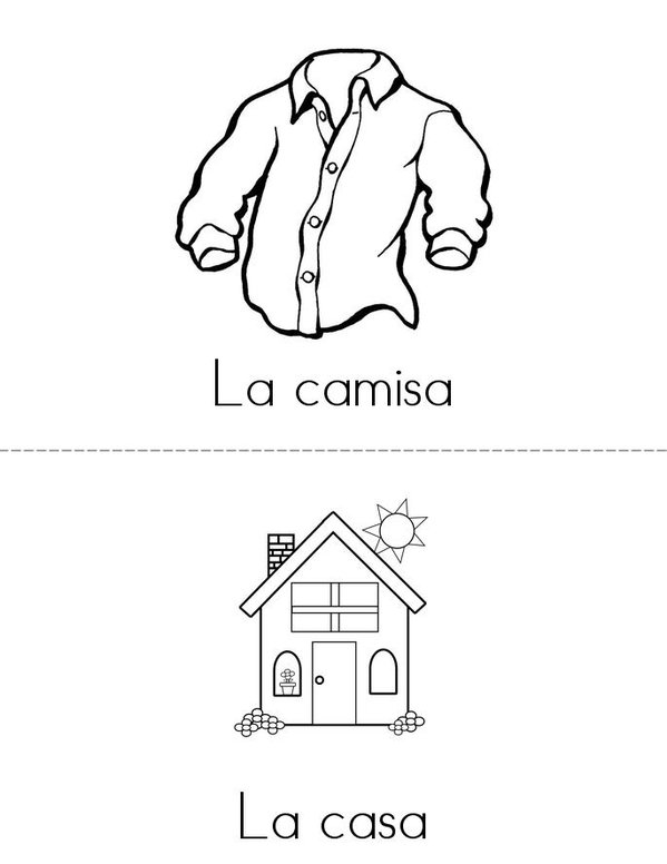Spanish Flashcards Fall 2016 Mini Book - Sheet 9