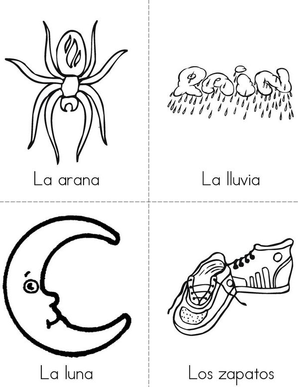 Spanish Flashcards Fall 2016 Mini Book - Sheet 4