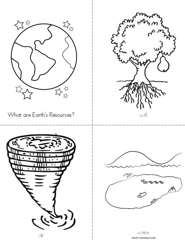 Earth's Resources Mini Book