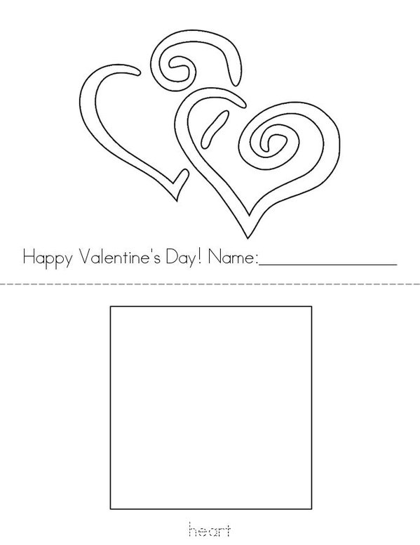 My Valentine's Day Book! Mini Book - Sheet 1