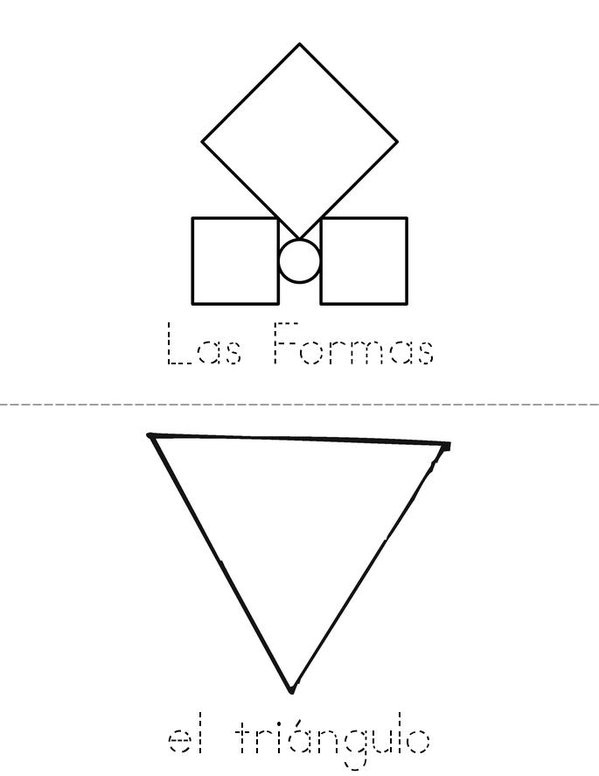 Las Formas Mini Book - Sheet 1