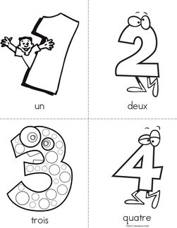 Numbers- French Book