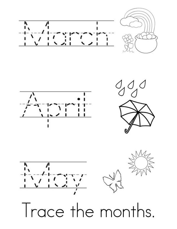 Spring Time Mini Book - Sheet 3