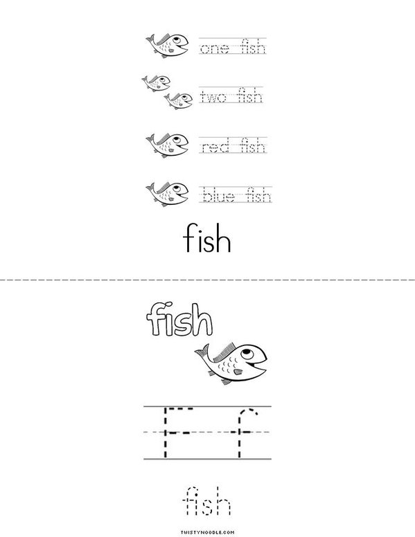 Sight Words Book #1 Mini Book - Sheet 2