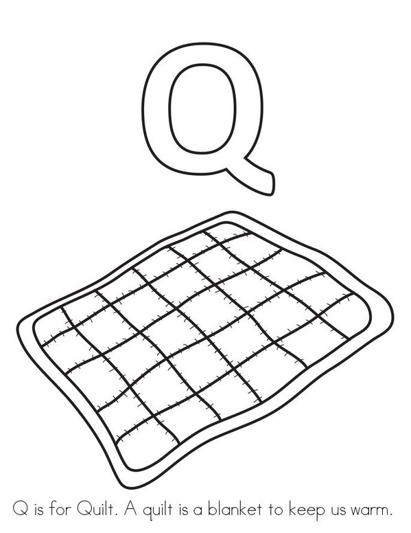 Quilts Mini Book - Sheet 1