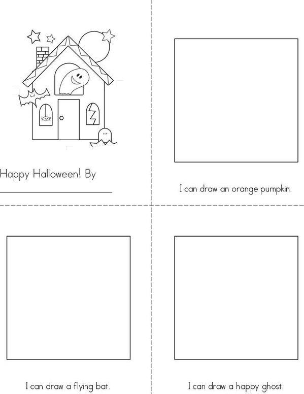 Happy Halloween! Mini Book - Sheet 1