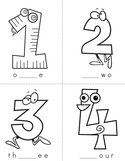 Missing Letters (number words) Book