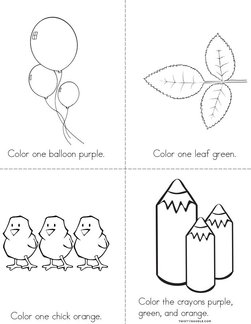 Color the secondary colors Book