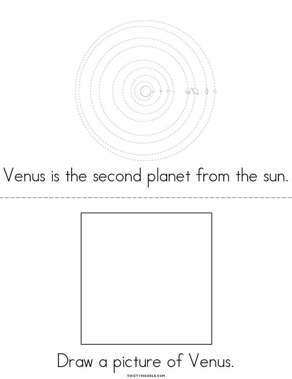 My Venus Book Mini Book - Sheet 2