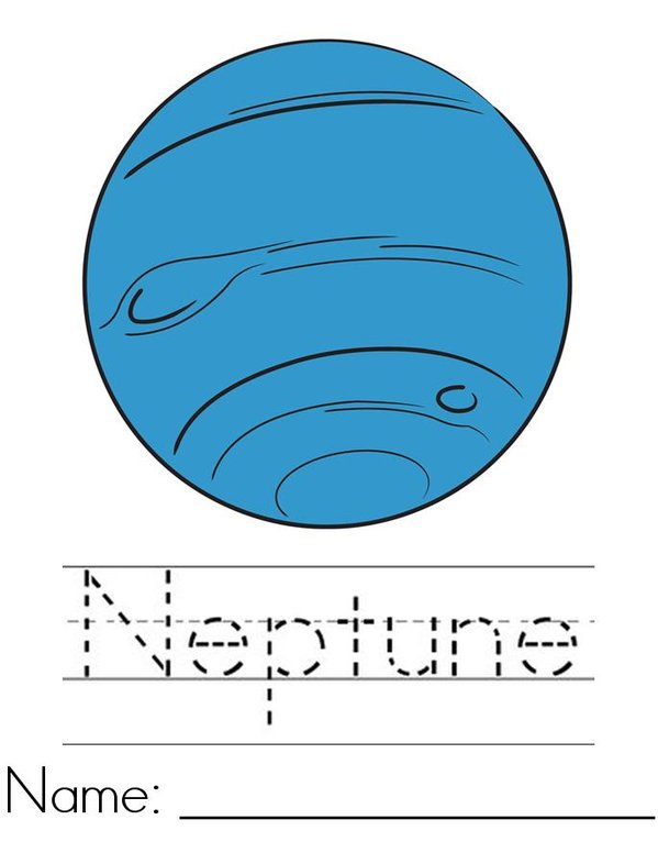 My Neptune Book Mini Book - Sheet 1