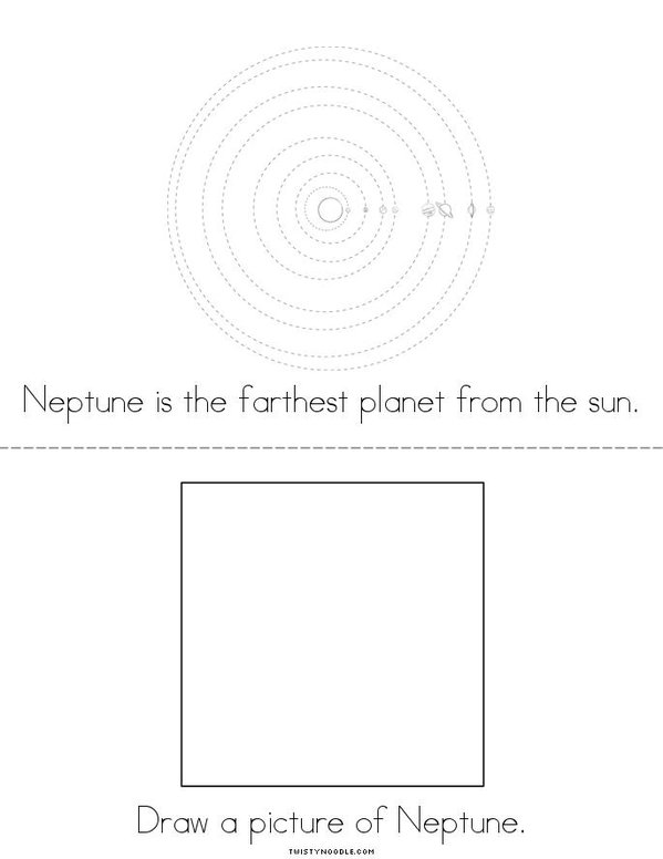 My Neptune Book Mini Book - Sheet 2