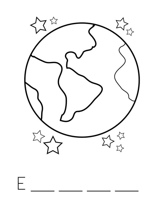Planets- Fill in the missing letters Mini Book - Sheet 5